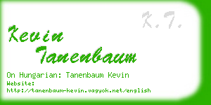 kevin tanenbaum business card